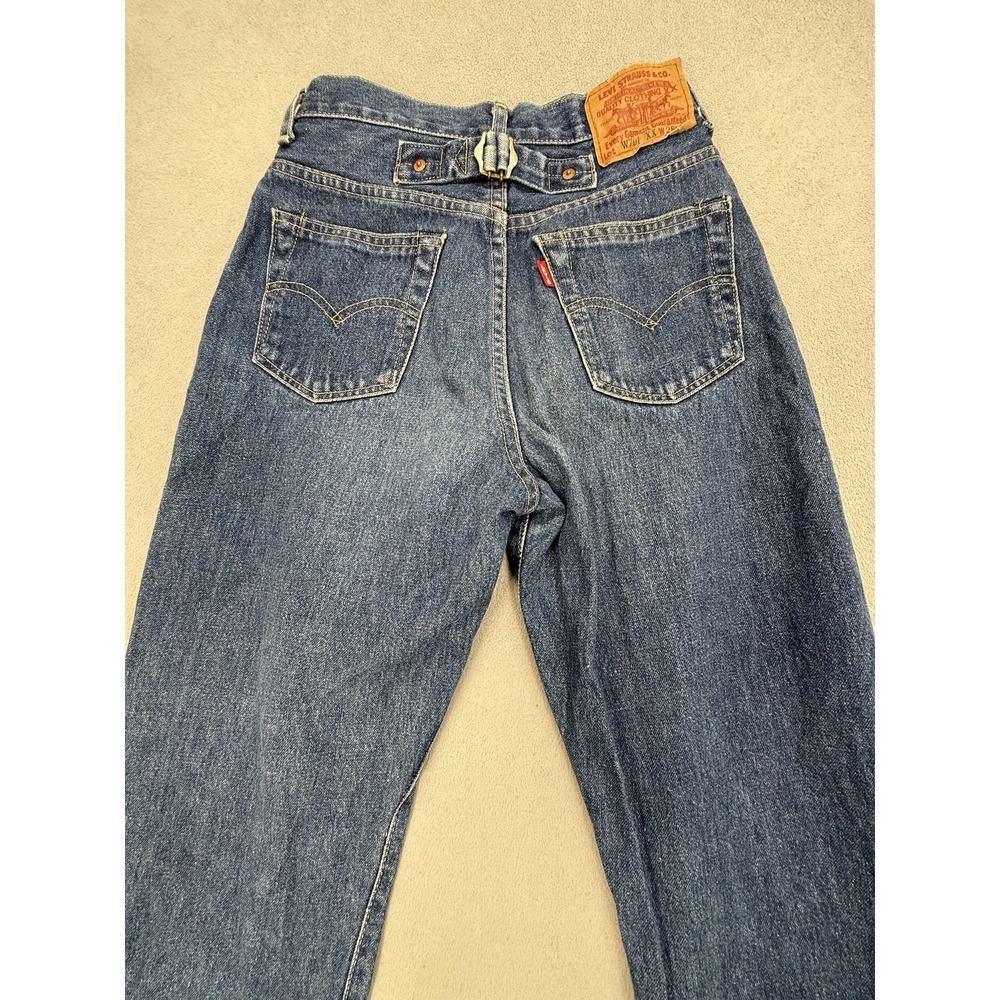 LVC Levis Womens Buckle Back 701 Selvedge Jeans Made in Japan Fits 24x26